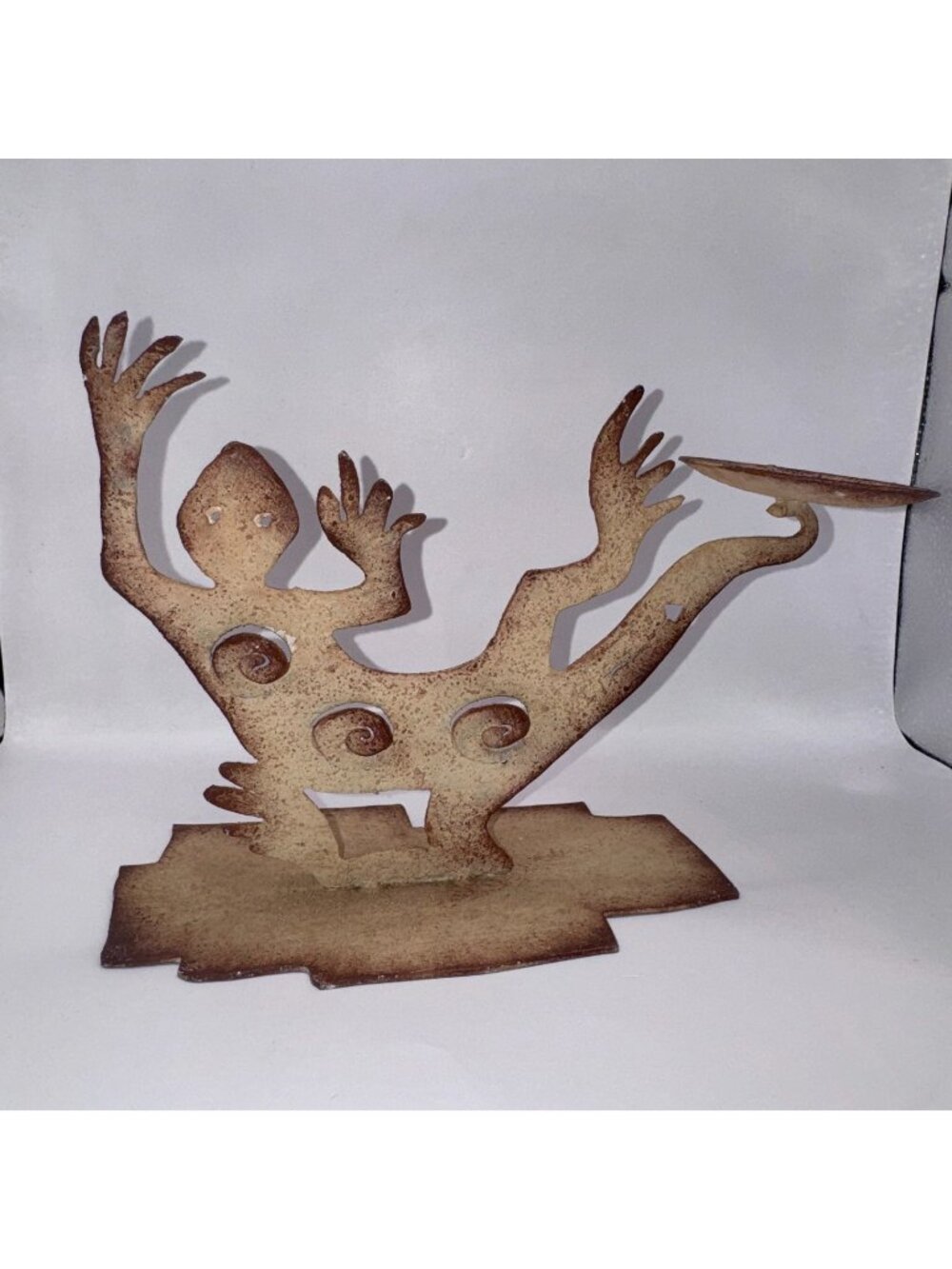 Horned Lizard Southwestern Style Candle Holder Made In New Mexico America